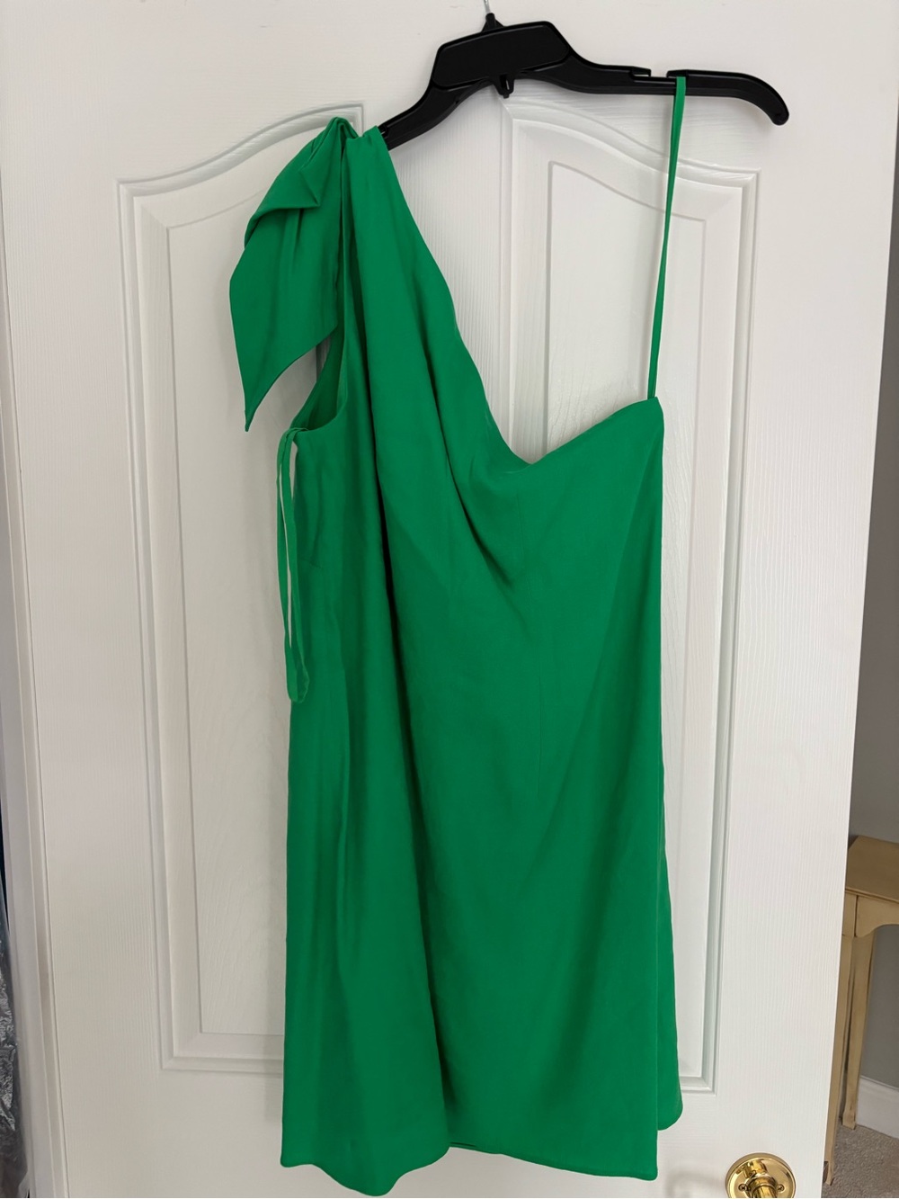Antonio Melani One-Shoulder Bow Dress